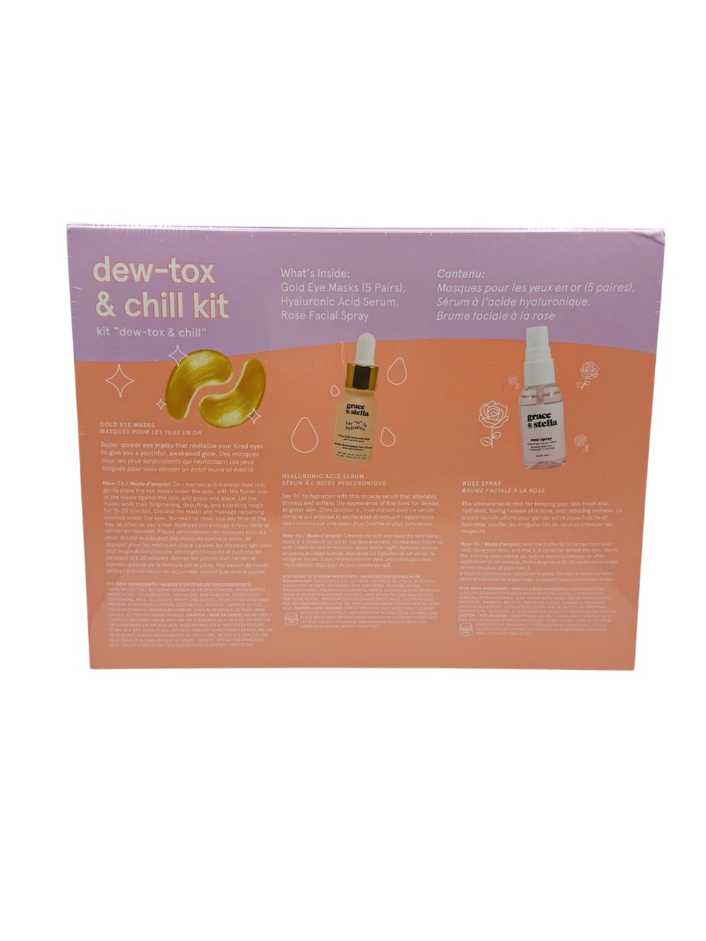 Grace & Stella Dew‑Tox & Chill Skincare Gift Set - Picture 4 of 4